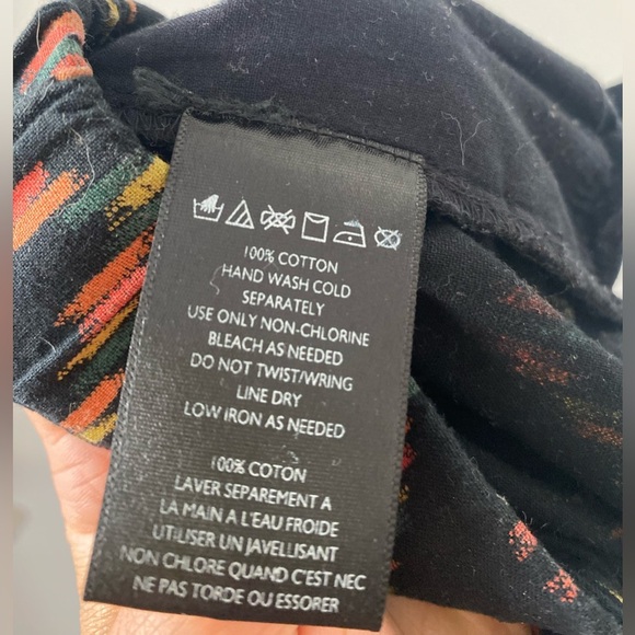 Ecote 100% Cotton Elastic Band Chevron Print Shorts - Picture 6 of 8